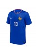 Frankrijk Kante #13 Voetbaltruitje Thuis tenue EK 2024 Korte Mouw